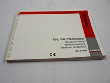 Case C55 C64 C70 Compact Allrad Betriebsanleitung Bedienungsanleitung