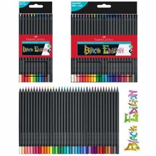 FABER CASTELL Farbstifte Buntstifte Black Edition 12 24 36 Farben [wählbar]