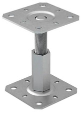 Pfostenträger höhenverstellbar Stützfuß verzinkt Pfostenstütze 100x100  130x130