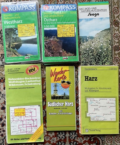 Konvolut harz karten ddr - konvolut, 1x