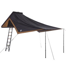 Vickywood Sonnensegel für Cumaru Light 152 Dachzelt Auto-Zelt Schwarz/Braun NEU