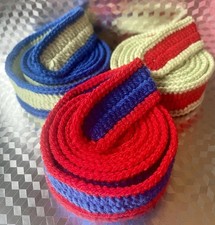 3 Schneckenbänder gehäkelt