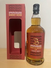 SPRINGBANK 17 YEARS SHERRY WOOD 1997 - 2015 RARE!!