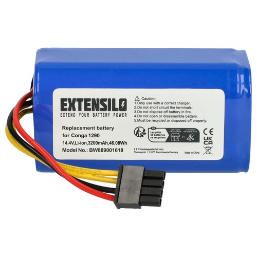 Akku für vileda - für, 3200mah