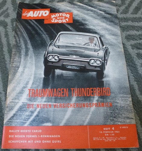 Ams 1962 ford - ford, thunderbird