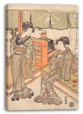 Kunstdruck Isoda Koryksai - Im Ise-ya Teehaus