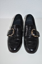 ANDREA MANUELI ✨ Slipper Mokassins Halbschuhe in Schwarz Leder Gr. 37