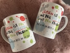 Happy Life Jumbo Tasse Leben Ist Das Mit Der Freude 