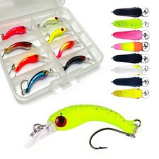 8x CHINY Mini Wobbler Forellen