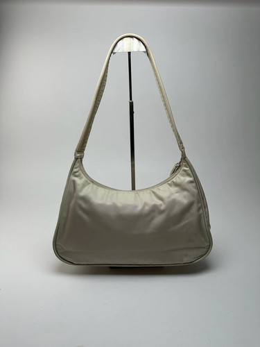 Vintage prada cleo bag beige - bag,
