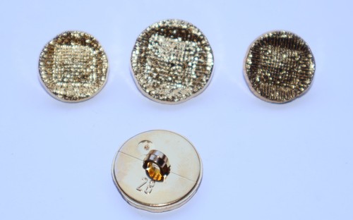 Kunststoffknöpfe gold - 10, kunststoffknöpfe,