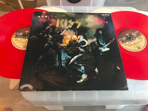 Kiss alive red vinyl - alive,