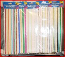 Stoffbordüren selbstklebend 5 Bogen ca. 31  x 9 cm lang siehe Beschreibung