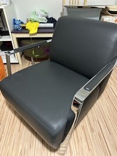 Schillig Ledersessel grau -