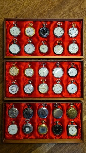 Taschenuhren sammlung mit - sammlung,