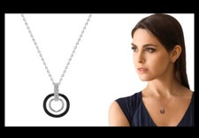 Keramik Halskette in Schwarz