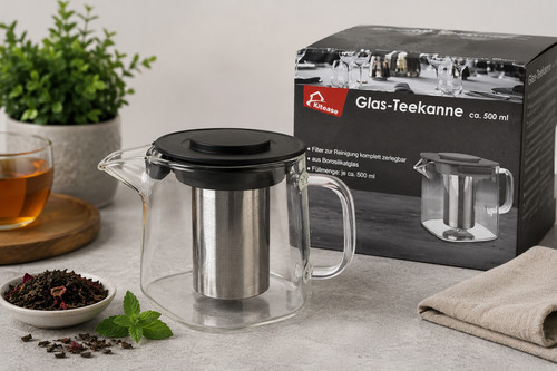Glas teekanne 500 - ml, mit