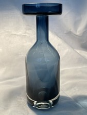 Finnische Mid Century Glasvase, Tamara Aladin für Riihimäen lasi Oy zugeschriebe