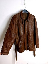 Bomberjacke Echtleder Braun