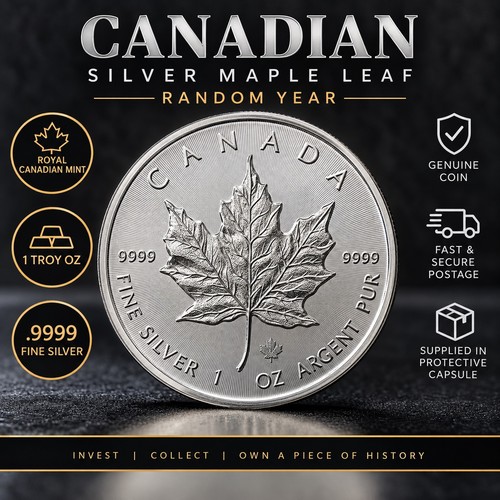 1oz silber maple leaf - silber, 0,9999
