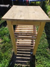 Servierwagen 3 Ebenen, Küchenwagen, Küchenregal, Nischenregal, Rollwagen