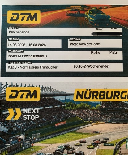 Dtm nürburgring wochenende - nürburgring,