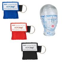 1 Beatmungstuch Schlüsselanhänger wie Beatmungsmaske Taschenmaske Reanimation