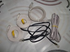 5 Stück Lan Kabel Cat 7 / 6 Internet Netzwerk Flachkabel Ethernet RJ45 Highspeed