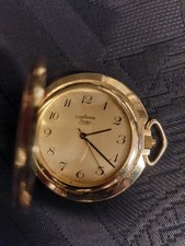 Taschenuhr Pallas Stowa Springdeckel Mechanisch ca 4,5cm Durchmesser Läuft 