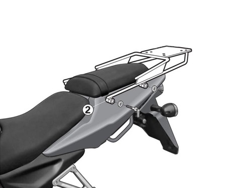 Shad top box rack rear - box, case