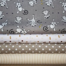 Stoffpaket 4  St. 22 x 50 cm