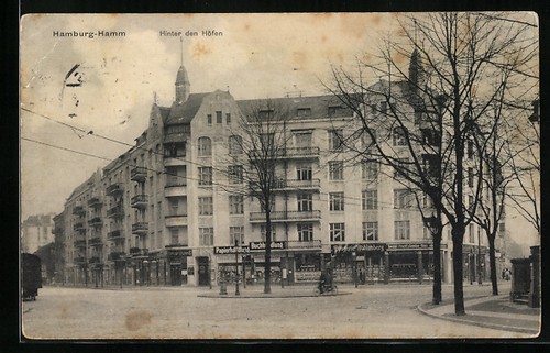 Ansichtskarte hamburg hamm - ansichtskarte, hamburg-hamm