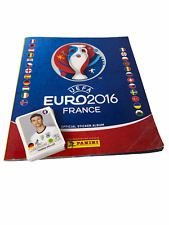 UEFA Euro 2016 France Sticker Sammel Album Panini unvollständig + 100 Sticker
