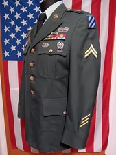 US Uniform, Original US Uniform Green Dress, Corporal E-4