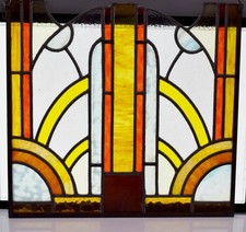 Art Deko Buntglas