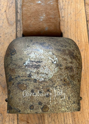 Alte kuhglocke mit - alte,