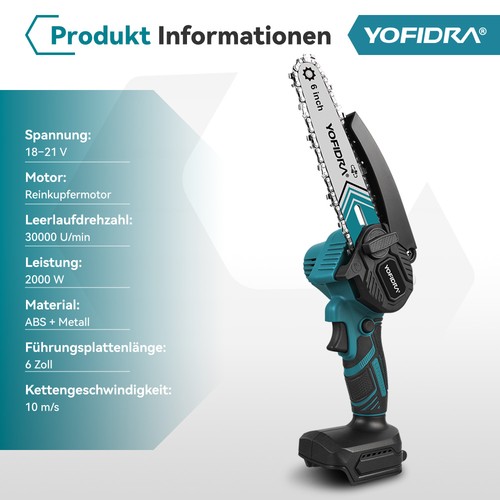 Für 18v makita akku - 6'',