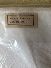 Damast Tischdecke weiß