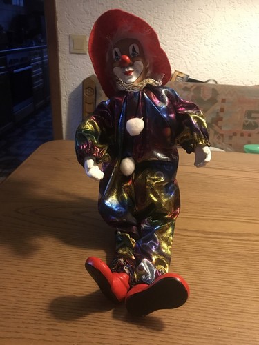 Clown puppe mit - puppe,