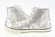 Converse Chuck Taylor All Star 'Snake' Silber 665834C Junior Schuhe Gr. UK 5,5