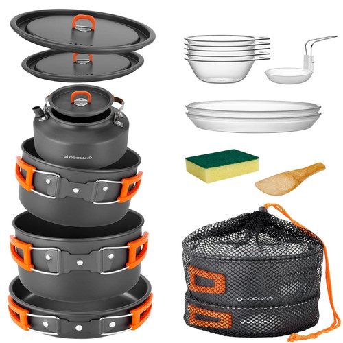 Camping geschirr set teile - set, 15