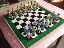 Schachfiguren groß schwer