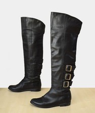 tolle Fornarina Overknee Stiefel Gr. 36 Vintage 80er pinkes Lederfutter