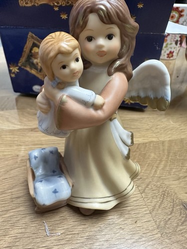 Goebel engel mit puppe - engel,