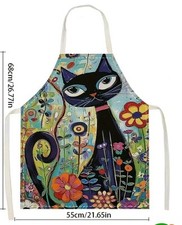 Schürze Kittelschürze Hauskleid Gartenkleid