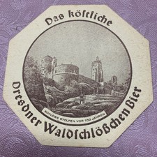 Vk Bierdeckel Dresdener Waldschlösschen, Schloss Stolpen 