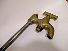 Messing Zapfhahn Schankhahn Tresen Bierwagen Bier Zapfsäule Garten Wasserhahn