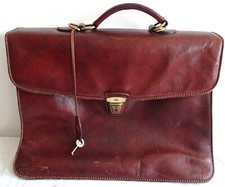 Echt Leder The Bridge Aktentasche 42 x 32 x 14 mit 9 Innenfächer mit Schlüssel