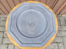 Retro Sammelteller mit Wappen Becks Bier Bierteller Wandteller Zinn Blei Schrott