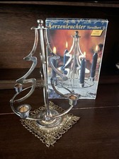Versilberter kerzenständer - versilberter,